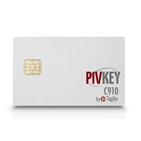 c910 pki smart card|Taglio PIVKey C910 Certificate Based PKI Smart Card for .